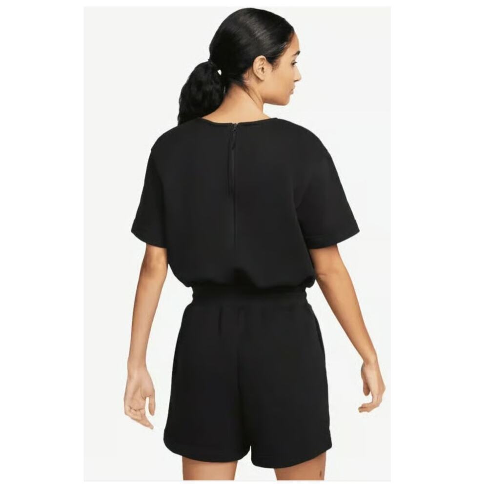 Nike Phoenix Drawstring Waist Fleece Romper Size Medium - Picture 2 of 9